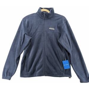 NWT Columbia Steens Mountain 2.0 Men's Full Zip Fleece Jacket Size M Black Work